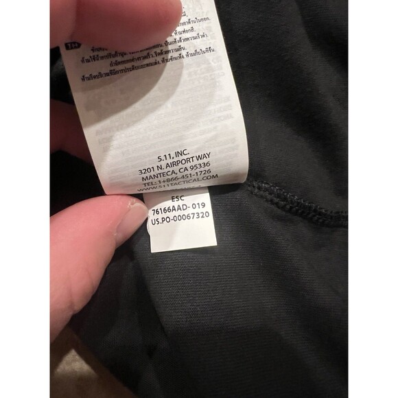 5.11 TACTICAL Shirt Mens XXL Black Camo Logo Reticle Short Sleeve T-SHIRT NEW - Picture 7 of 8